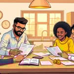 Monitor household net worth for wealth effects