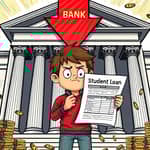 Study loan delinquency rates for banking sector health