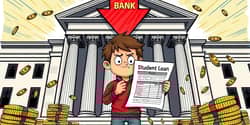 Study loan delinquency rates for banking sector health