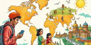 Analyze remittance flows in developing economies