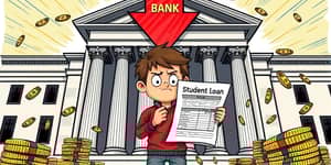 Study loan delinquency rates for banking sector health
