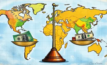 Check purchasing power parity shifts for global inflation