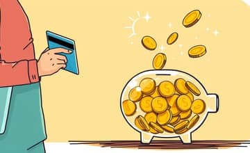 Use debit cards with automatic round-up to savings