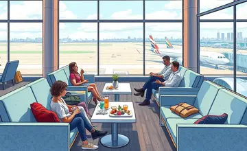 Purchase travel credit cards with airport perks