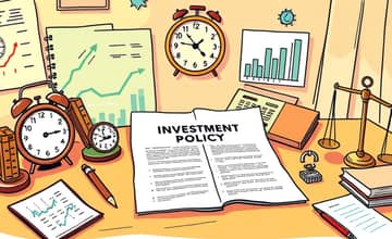 Review investment policy statements after major events