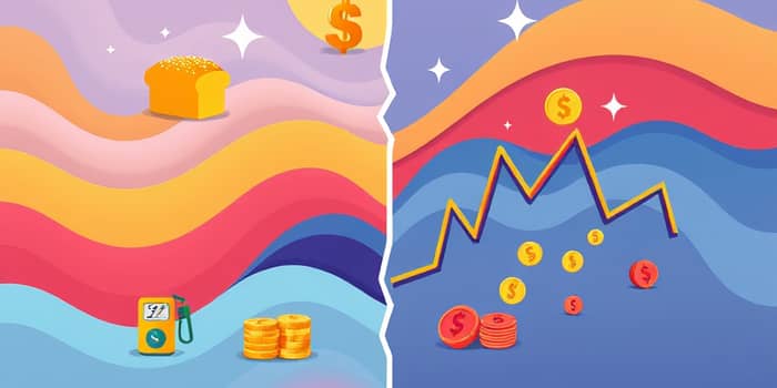 Use core inflation to strip out volatile price movements