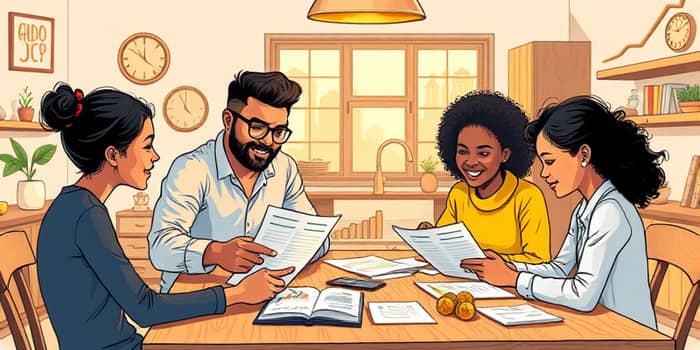 Monitor household net worth for wealth effects