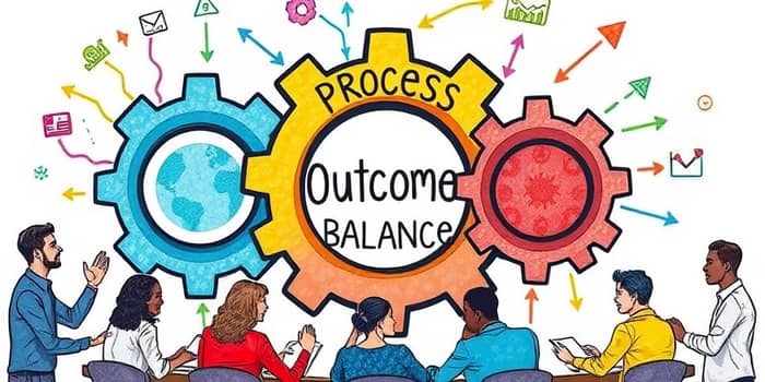 Balance process and outcome to refine strategy