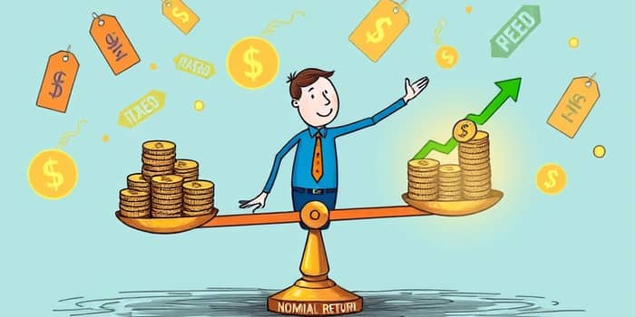 Factor in real returns after inflation and fees